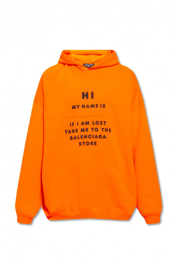 Balenciaga 2025 orange sweater